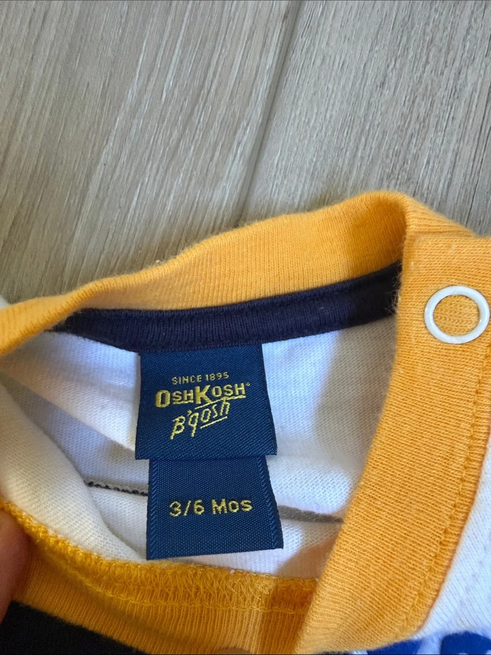 OshKosh Infant Navy & Yellow Football Graphic Tee and Shorts Set